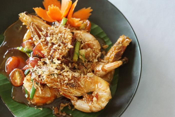 泰式酸角醬汁黑虎蝦