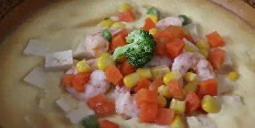 蝦仁豆腐蒸蛋